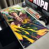 Colorful Anime Mouse Pad Large Extended Non Slip Gamer Desk Mat One Piece Zoro Gaming Office Computer Mouse Pad Smooth Surface