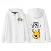 Disney Winnie The Pooh Hooded Sweater Female Tide Loose Student Girlfriend Outfit Sister Jacket Outfit Fall College Style Wear