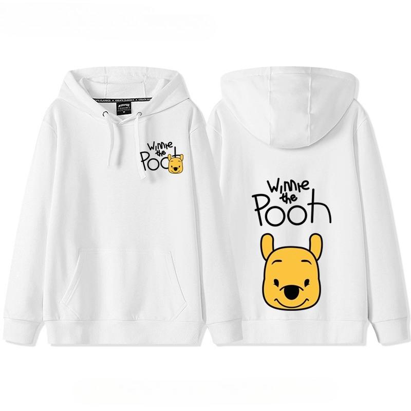 Disney Winnie The Pooh Hooded Sweater Female Tide Loose Student Girlfriend Outfit Sister Jacket Outfit Fall College Style Wear