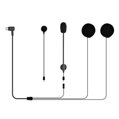 Conjunto de Alto-falantes para Capacete TNICER para Modelos T4X e G10 (Alto-falante, Microfone de Braço e Microfone com Fio)
