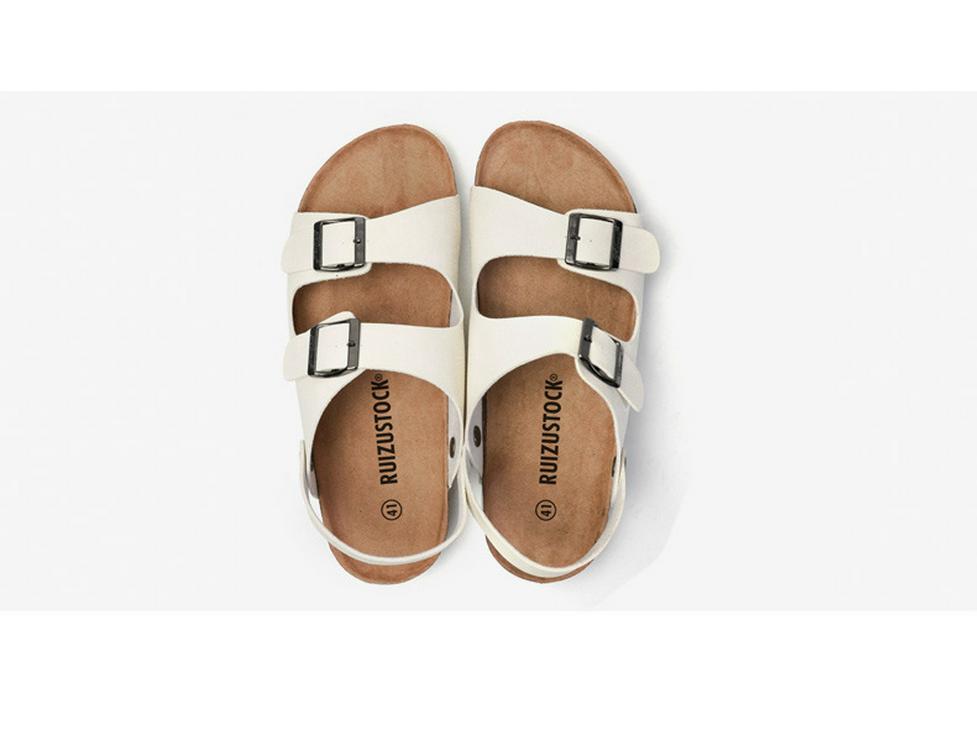 Korkové žabky v korejském stylu: Trendy letní plážové sandály pro muže a ženy