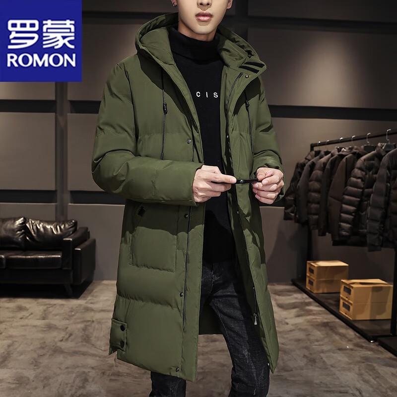 Romon Men's Hooded Winter Cotton Jacket