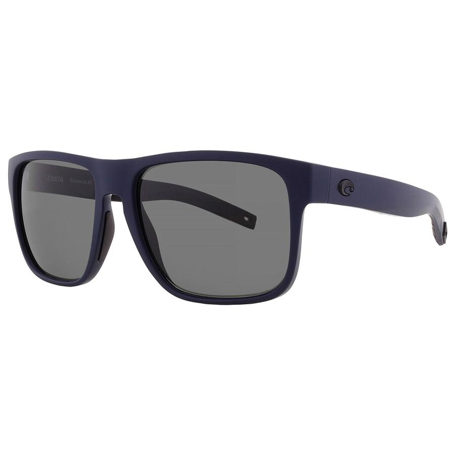 CoSta Del Mar Spearo Xl Grey Polarized GlaSS Square Men S SunGlaSSeS 6S9013 901315 59