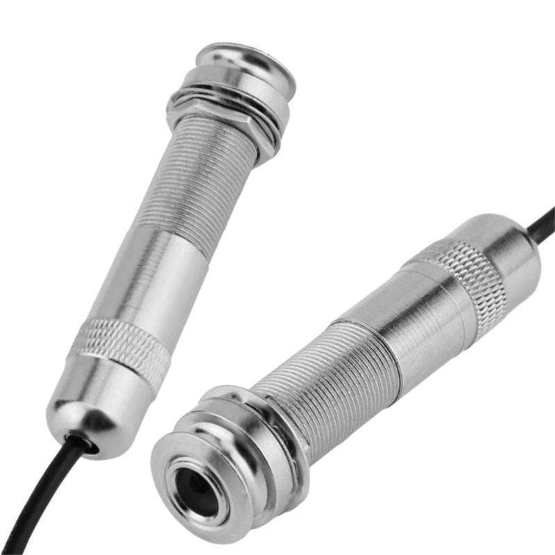 Self-adhesive Kalimba Pickup Piezo Transducer Microphone Contact Piezo Pickup with Buzzer for Thumb Piano Violin Ukulele