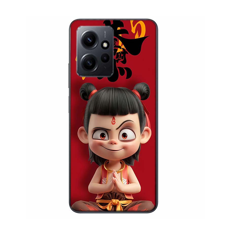 N-Nezha Anime Movie Phone Case For Redmi Note 14 15 Pro 5G 13 12 Pro Plus 11 11T 11E 11S 10 Pro 10S 9 9S Cover Cell Clear TPU Ca