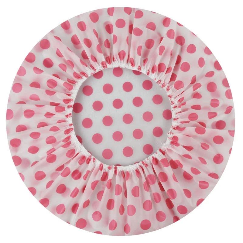 Shower Cap for Long Hair 1PC, 12inch Large size,Waterproof Washable Hair Caps for Women and Girls, Super Cute and Extra Large