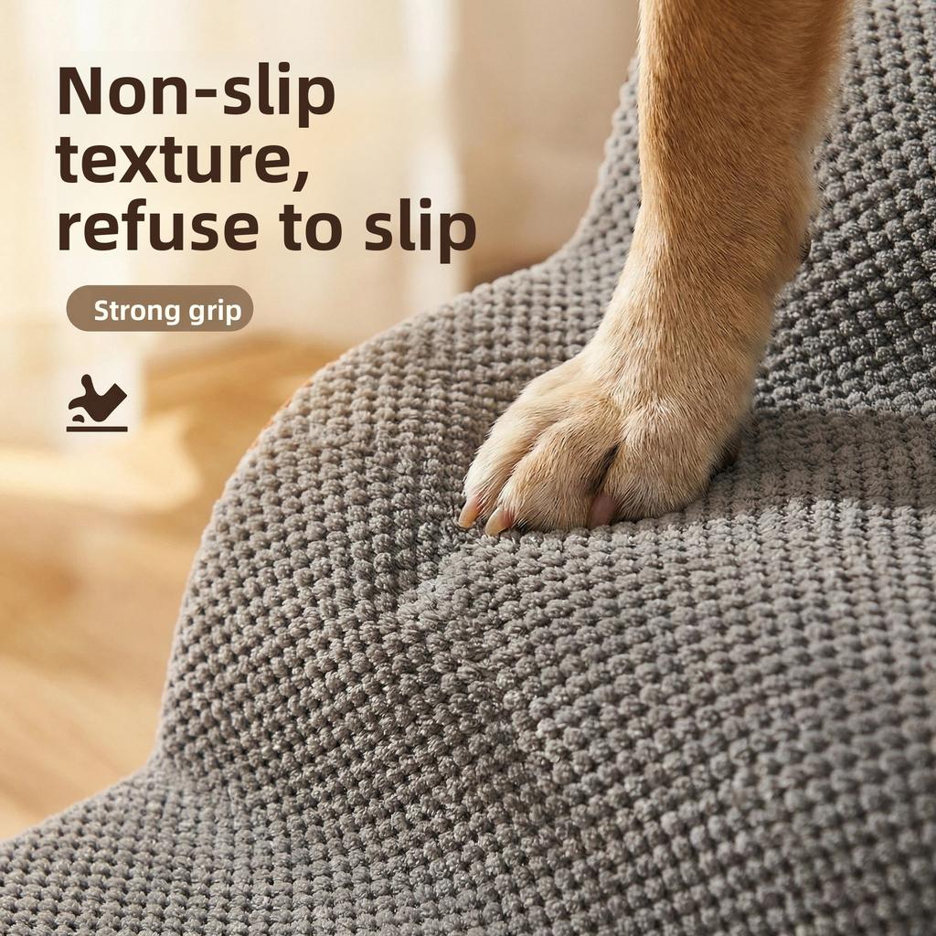2-4 Pet Stairs for Dogs Washable Non Slip Dog Steps Ramp for Elderly Injured Pets Soft Foam Climbing Ladder Pet Stairs for Dogs