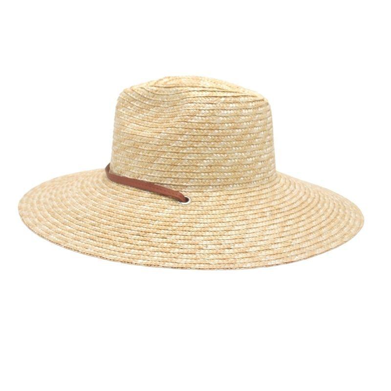 12Cm Large Brim Reinforced Atmospheric Straw Hat Wind Flow Line Men'S And Women'S Sunshade Big Hat