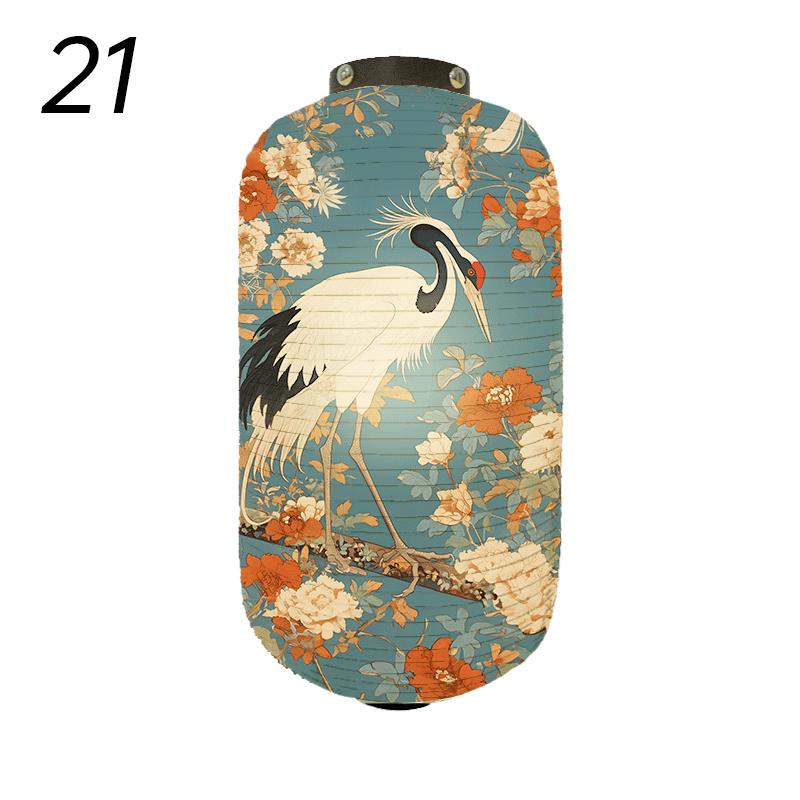 Japanese Style Traditional Cloth Lantern Crane Izakaya Sushi Restaurant Decor Signboard Party Festival Outdoor Decor Lantern
