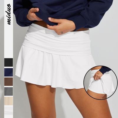 Pleated Skirt Sports Skirt