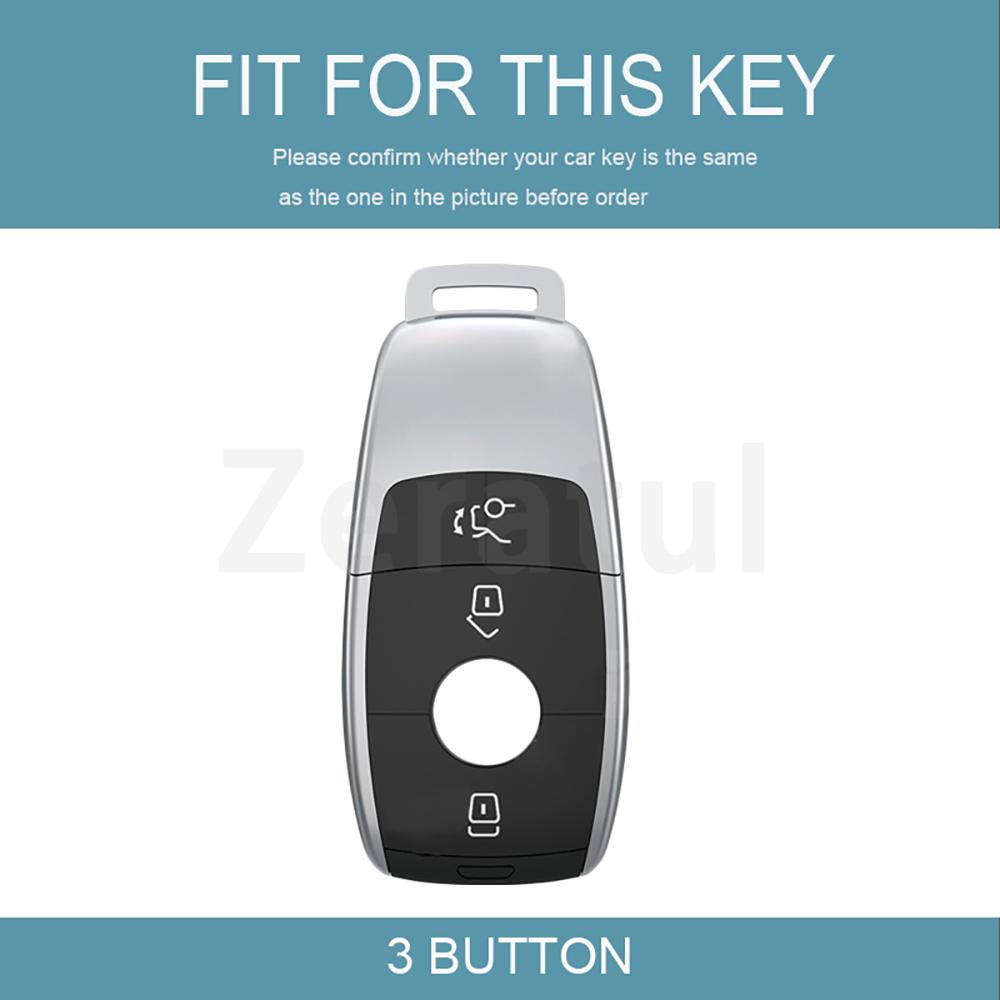 Gun Gray Tpu Shell Remote Car Key Cover Case Cover For Mercedes Benz W213 W222 X167 W177 W205 Amg A C E S G Class Glc Cle Cla