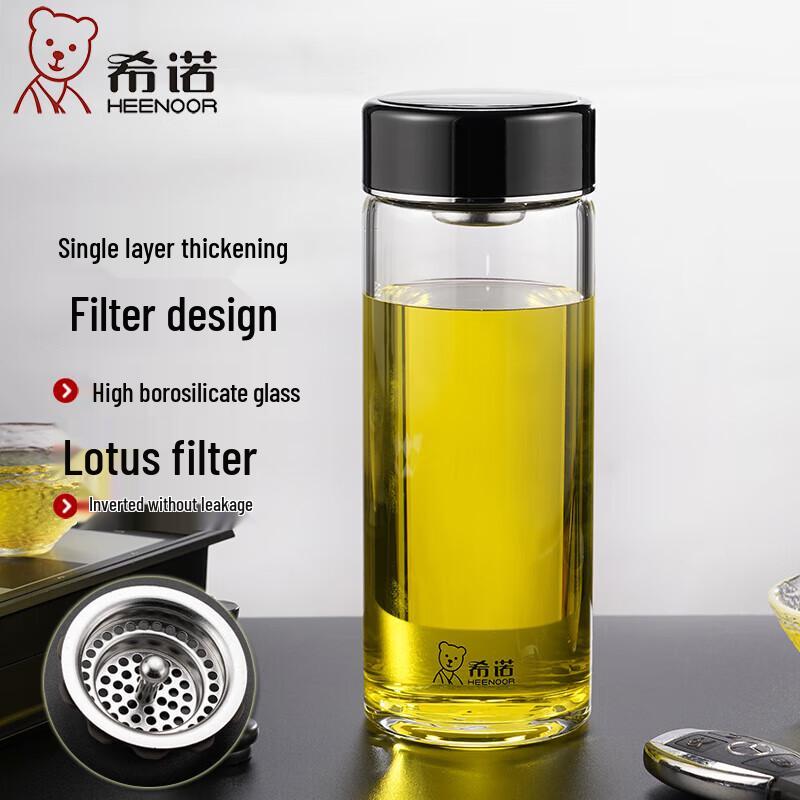 

Xinuo Portable Single-Layer Thickened Glass Tea Cup