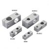 1Pc New Pillar Fixing Clamp Steel Pipe Fixing Bracket Same/Different Diameter Fastening Cross Clip Vertical Fixed Diameter
