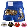 Muay Thai Boxshorts Damen Herren Training Kämpfen Kickboxen Shorts Weites Elastik