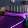 New Summer Washed Silk Long Pillowcase Double Pillowcase Couple 1.2 Meters 1.5m Long Ice Silk Pillowcase Without Sheets