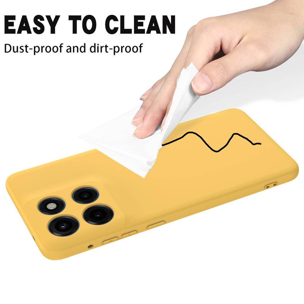 Etui z płynnego silikonu na Motorola Moto G86 Power 5G, tylna okładka telefonu z paskiem na rękę