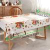 Disposable Christmas Table Cover 180x108cm Xmas Decoration Christmas Tablecloth  Party Supply