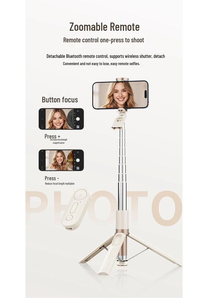 Y08 Integrated Auto-Pop-Up Selfie Stick & Tripod Holder