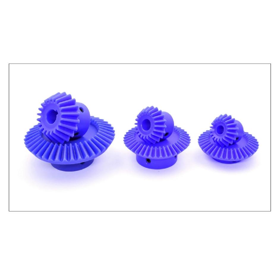 1:2 Nylon Bevel Gear 1M 15/30 20/40 Teeth 90 Degree Plastic Spur Bevel Gear BULE