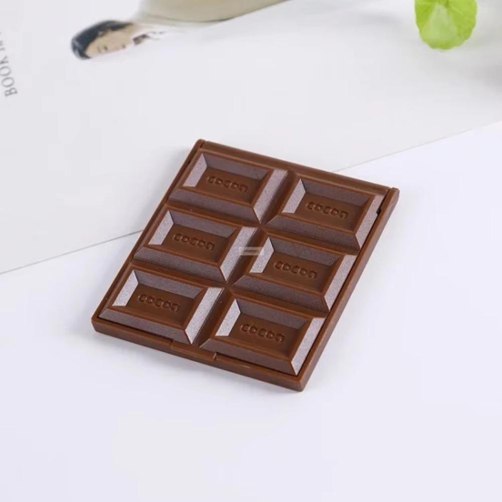 

Folding Portable Mirror Kawaii Beauty Mirror Creativity Makeup Mirror Home Light Coffee