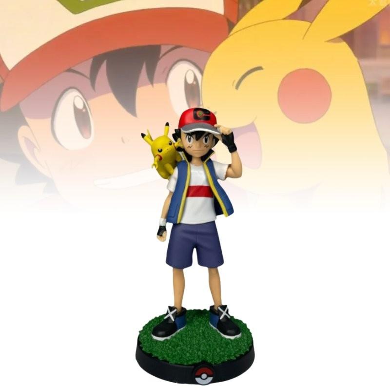 Ketchum Ash Pikachu Pvc Toy Model Desktop Decor Children Christmas Gift