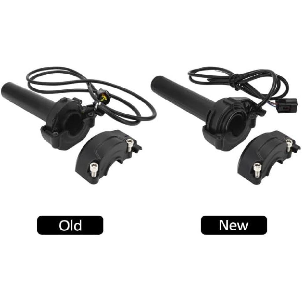 Throttle Handle with Rolling Bearing for Tutti Soleil 01,Nylon Motorcycle Twist Throttle Accelerator Grips with Cable Kit for Electric Dirt Bike