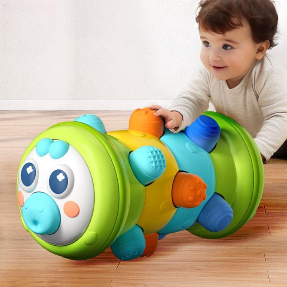 Tummy Time Toys Baby Crawling Roller Toys Baby Rattle Games Sensory Toys Educational Learning