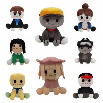 Blox Buddies Plush 7.8 Inch Blox Buddy Bacon Hair Noob Plushie Pet X Toys Stuffed Plush Pillow Decoration