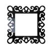4pcs/set 88mmX88mm Mirror Edge Light Switch Cover Wall Stickers Surround Socket Frame Wall Sticker DIY Office Home Decoration