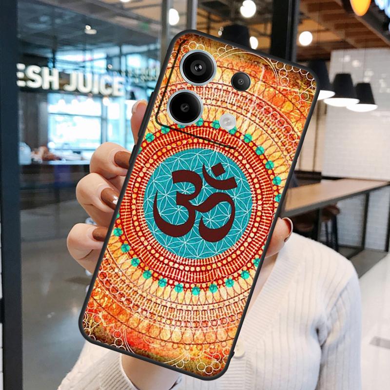Aum Om Yoga Symbol Case For Xiaomi Redmi Note 14 Pro 10 11 12 13 15 Pro Plus Redmi 15C 14C 10C 12C 13C 15 Cover