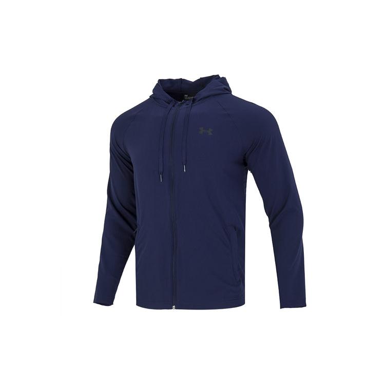 Under Armour Jackets Men`s Blue Hooded