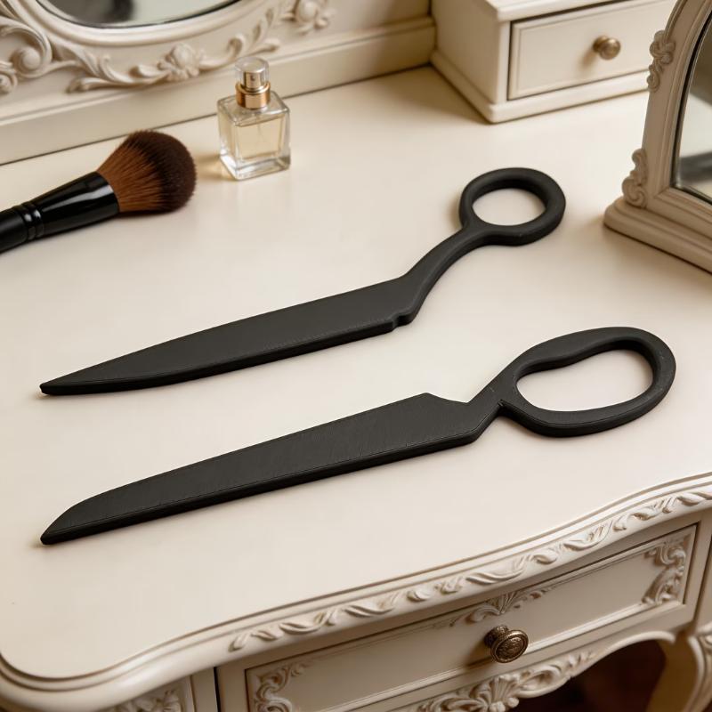 2 Pcs Creative Scissors Shaped Hair Sticks Non Slip Hold Cool Unique Design For Daily Wear Party Cosplay Hair Accessories