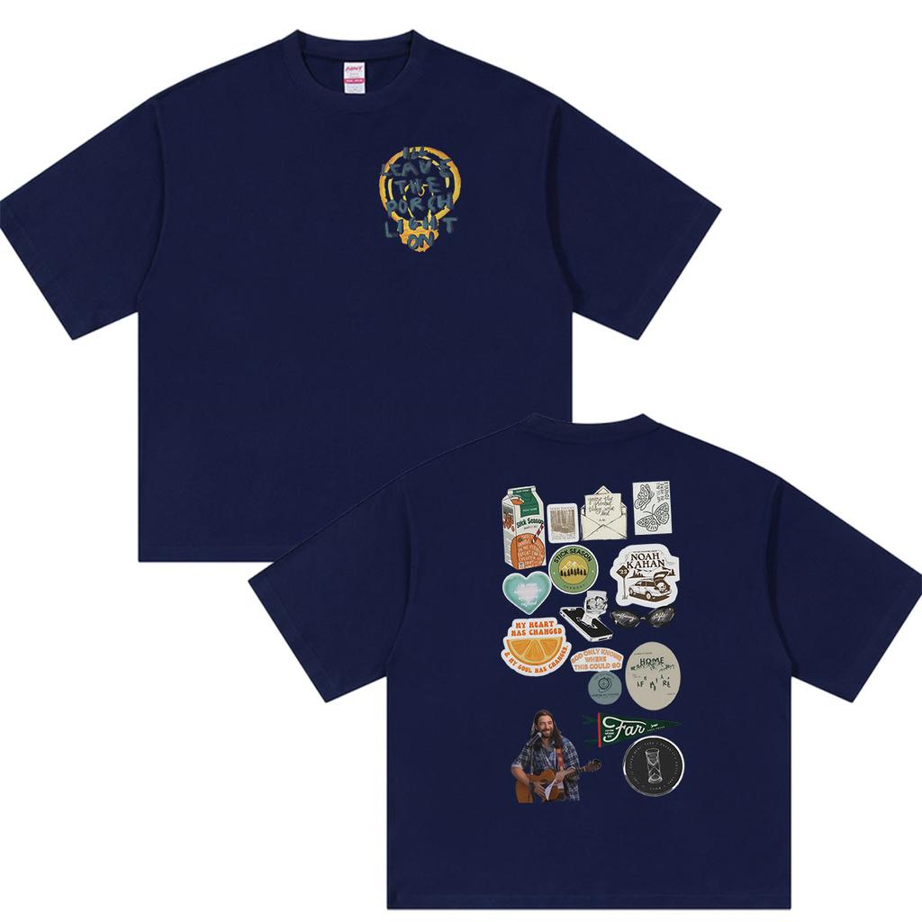 Noah Kahan The Great Divide Tour 2026 Print T Shirt Unisexs Vintage Fashion Oversized Cotton Tshirts Hip Hop Pop Clothing Tshirt