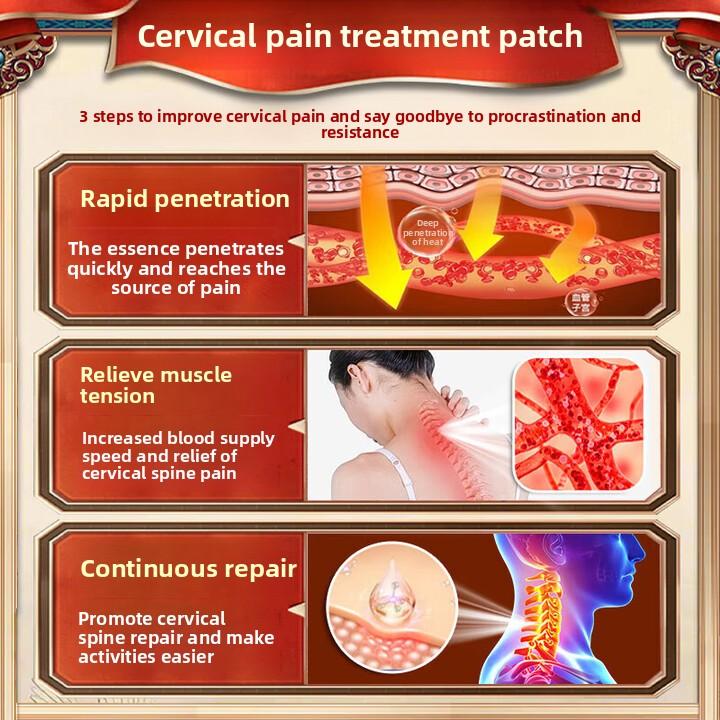 Powiedz do widzenia bólowi szyi! Głęboko penetrujący plaster rozgrzewający na ból i sztywność szyi