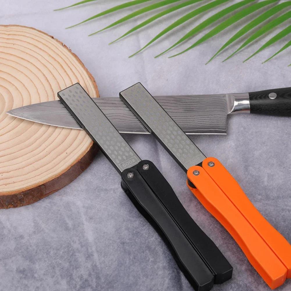 Fold Pocket Professional Kitchen Sharpener Diamond Knife Sharpener Double Sided Folded Grindstone Knife Sharpener Mini Knife