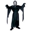 MUXIU Grim Reaper Cosplay Costume for Includes and Halloween Skeleton Horror Costume Perfect for School and Unisex Kids, Cloak, Mask, Hood, Costume,