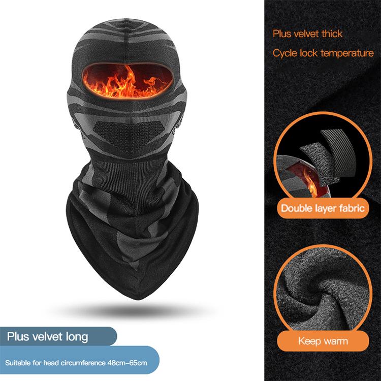 GJ DTJ20 Breathable Winter Ski Balaclava Windproof Warm Hat Beanie Winter Mask Motorcycles Balaclava Winter