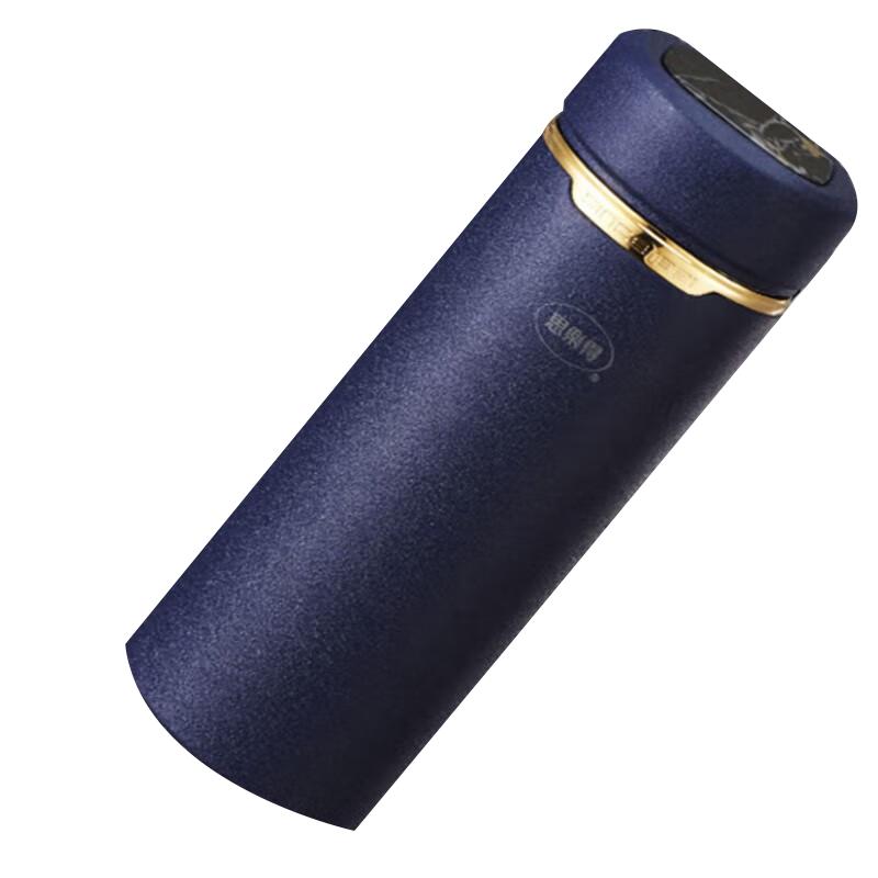 Solid Silver Lined Insulated Thermos Cup