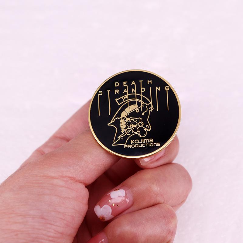 Death Stranding Anime Smaltované Špendlíky Sada Herní Brož Odznak Šperky na Batoh Pro Fanoušky Dárky