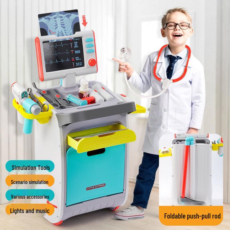Kids' Doctor & Nurse Playset - Dollhouse Medical Kit for Kindergarten