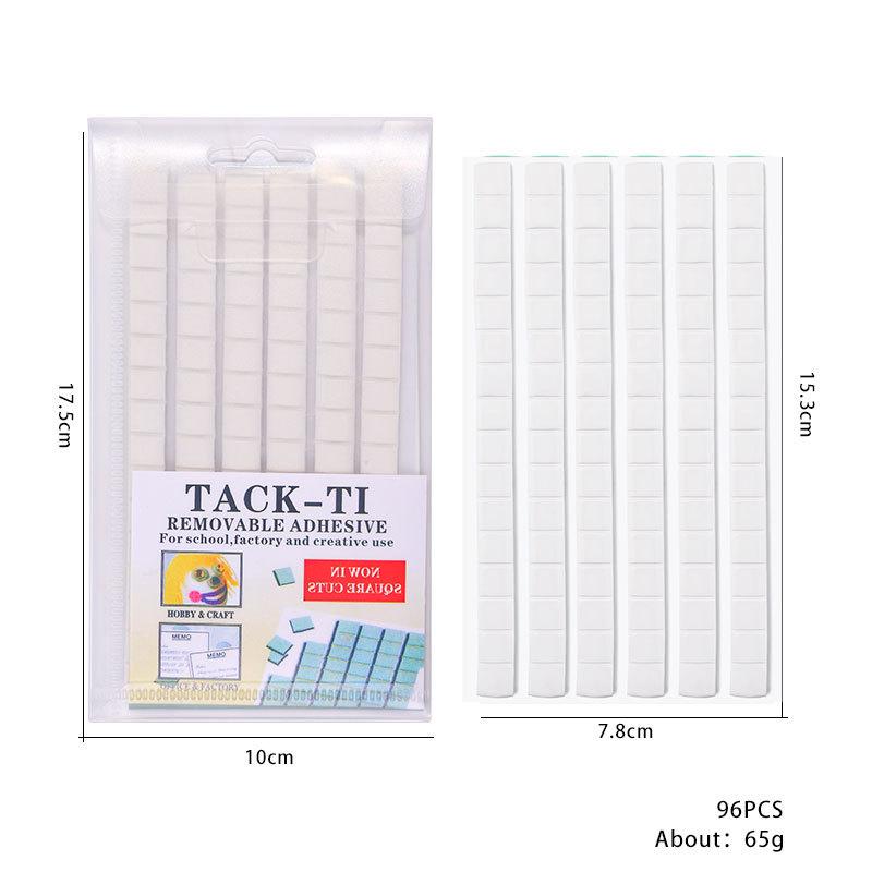96pcs Multifunctional Nail Adhesive Glue Clay For Practice Stand Display Holder False Tips Reusable Tacky Gel Manicure Tools