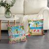 Summer Hawaii Beach Tropical Flowers Aloha Luau Sea Cushion Cover Polyester Sofa Cushions Throw Pillows Home Decor Pillowcover
