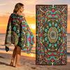Bohemian Mandala Print Strandtuch Leicht Langlebig für Poolparty Strandurlaub Tauchen Outdoor Geschenk Unisex