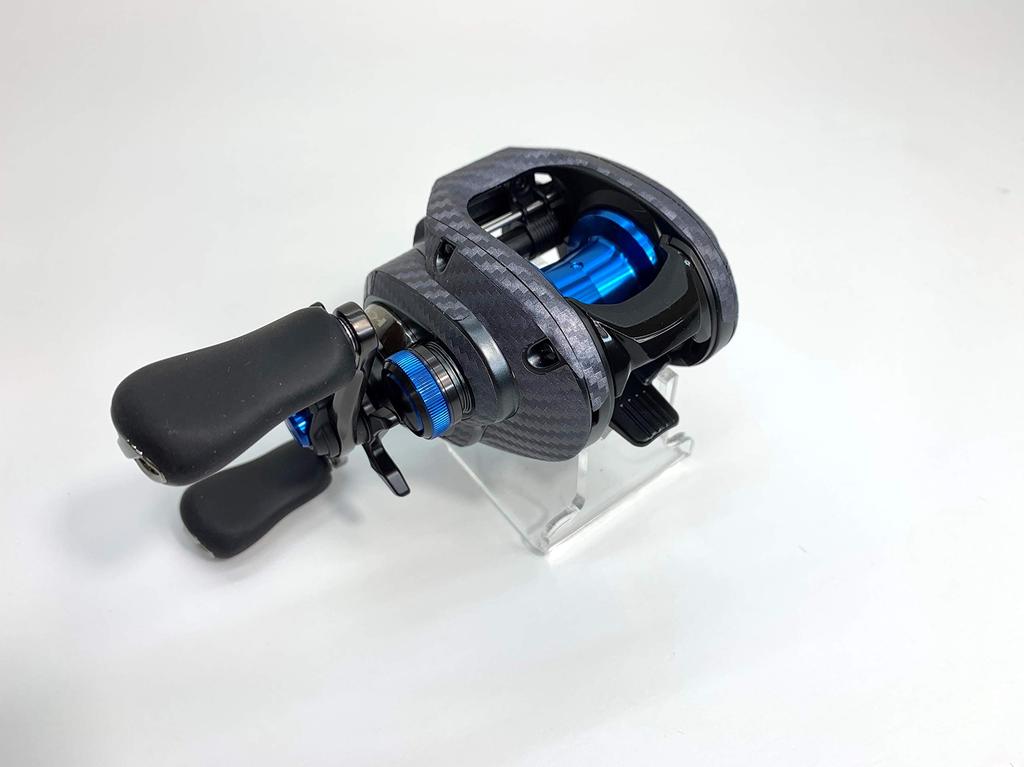 CUSTOM Custom Decal for YOROI 20SLX DC Baitcasting Scratch Protection SEAT.JP Reel, (Silver, Left-Handed)