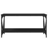  Coffee Table, Black, 90x50x45 Cm, Wood-based Material