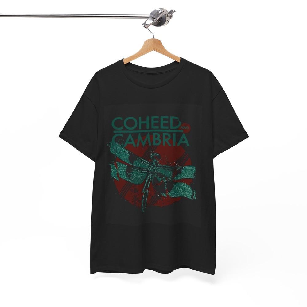 Coheed And Cambria Tshirt Retro Rock Band Merch Unisex Heavy Cotton Tee 34 Unisex T-Shirt L