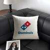 D-Domino'S Pizza Brand Cushion Cover Natural Linen Organic Fabric Double-Sided Printing Sofa Home Decor Gift Pillow Case