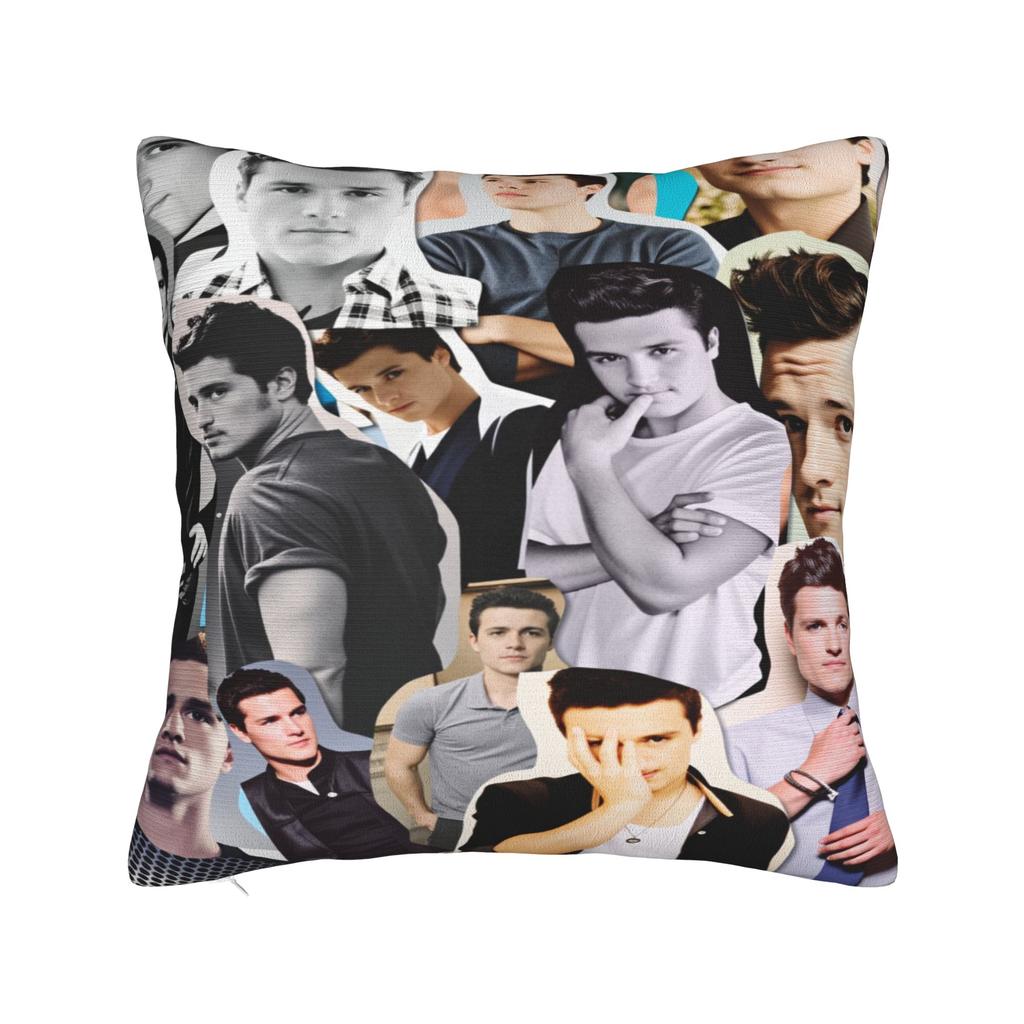 Josh Hutcherson Pillow Case  Square Pillow Cover For Living Room Sofa Fashion Cushion Cover