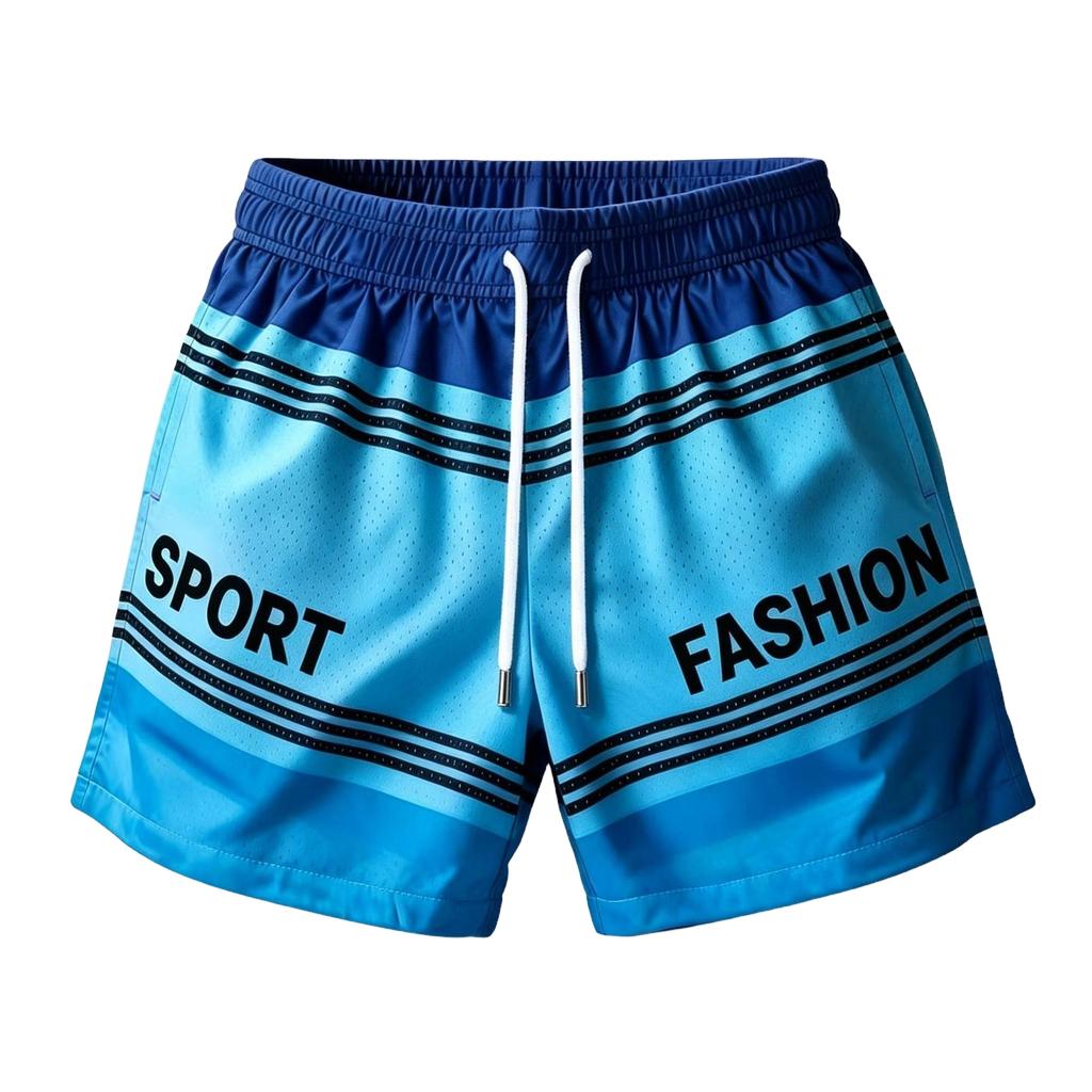 Women's Loose Fit Letter Print Beach Swim Shorts for Summer Sports Casual Wear