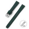 Ultra-dünnes Leder-Uhrenarmband 10mm 12mm 14mm 16mm Weiches Silikon-Uhrenband Schnellverschluss Herren Damen Armband Universelles Handgelenkband